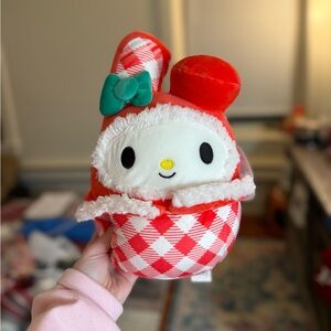 NWT Sanrio Christmas My Melody Squishmallow plush